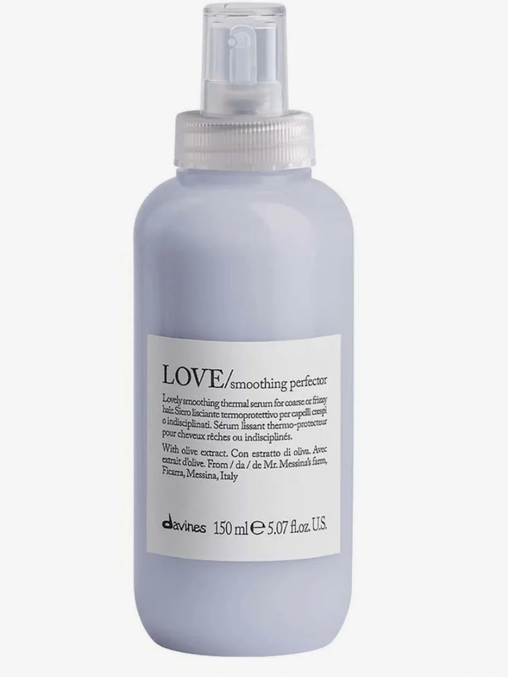 Davines LOVE Smoothing Heat Protectant Serum For Frizzy Hair New FullSz